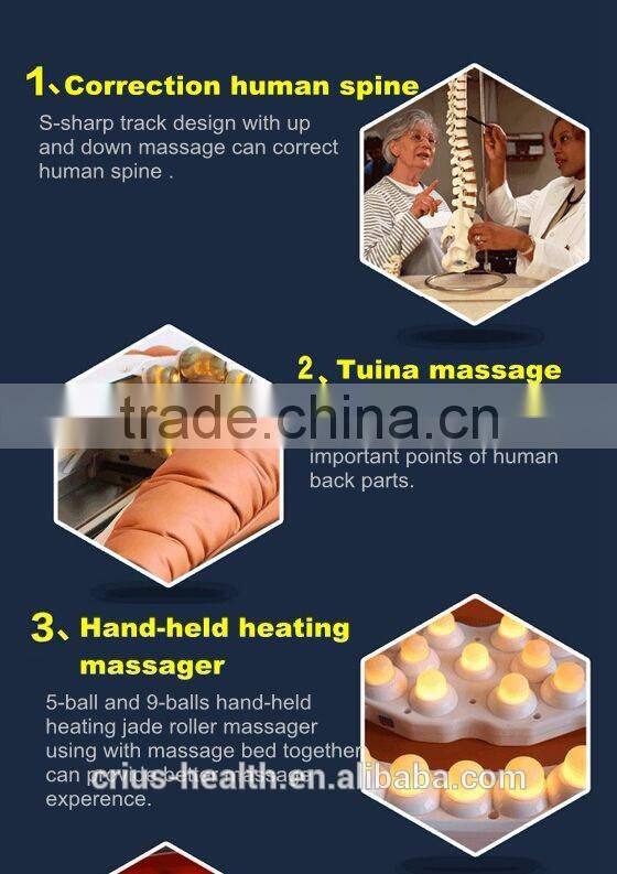 Crius Full body 3D Electric Adjustable jade massage bed