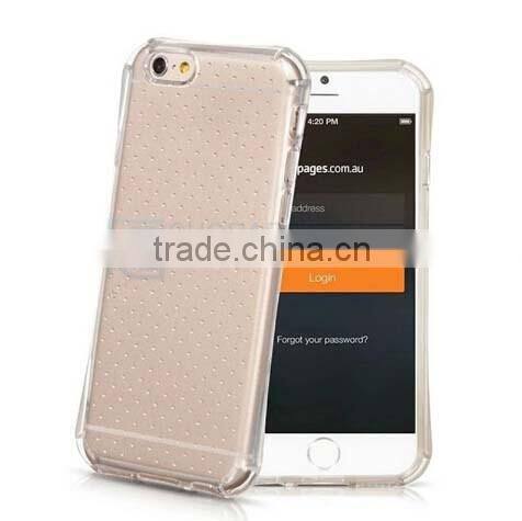 Luxury clear bubble tpu phone case for iphone 6s, for iphone6/6 plus/5 5s 5g bubble tpu case