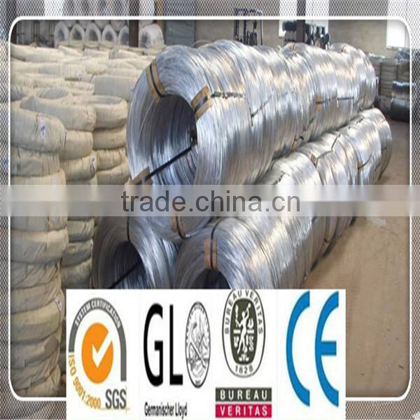 Hot dipped galvanized steel wire Q195 Q235