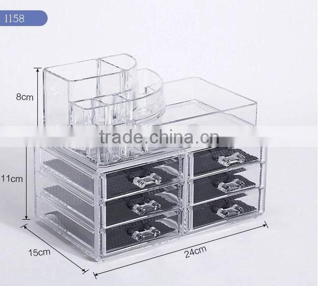 Hot sale Acrylic Makeup Storage Box, Jewelry & Cosmetic Storage Display Box
