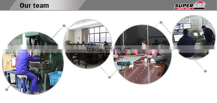 Easy lift garage door motor for overhead sectional garage door