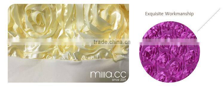 New Design Rosette Spandex Chair Cover for Wedding Hotel And Banquet