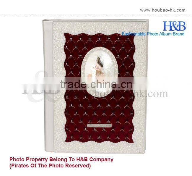 H&B 8*12 ,12*18 brown hardcover wedding photo album