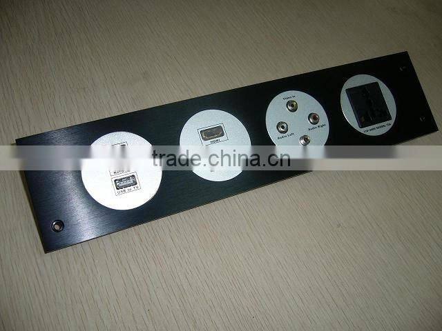 Hotel multifuntional Faceplate Power Data,power oultet, wall power socket