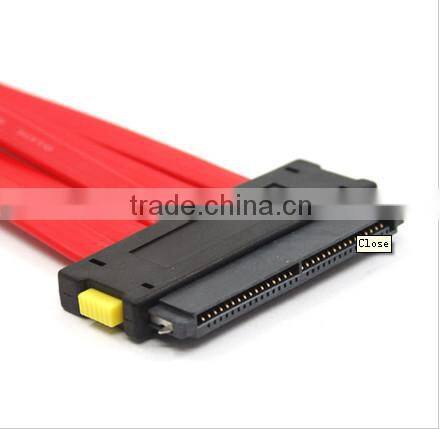 SFF-8484 SAS 32 pin 4x SATA Fanout Cable with power, 1.0m