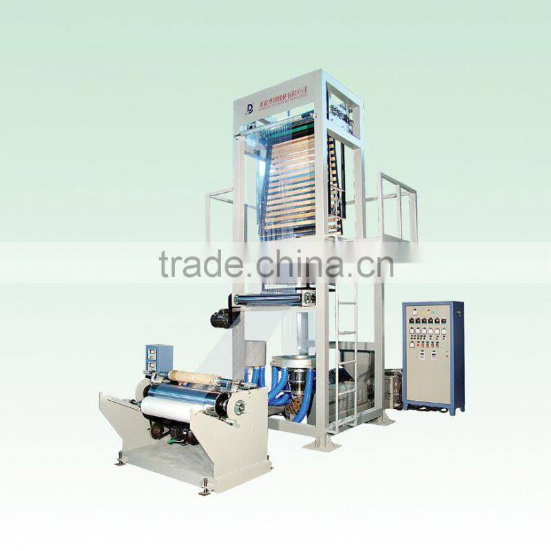 Single Screw Design and Film Application Mono layer Blown Film extruder