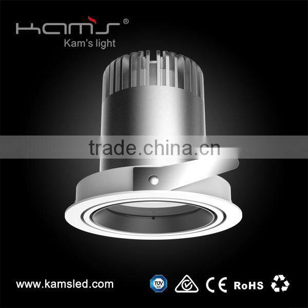 Recessed Led 8Watt Down Light With Cut Out 70-74mm Color Temperature 4000K Dimmable Led Ceilig Light Spotlight