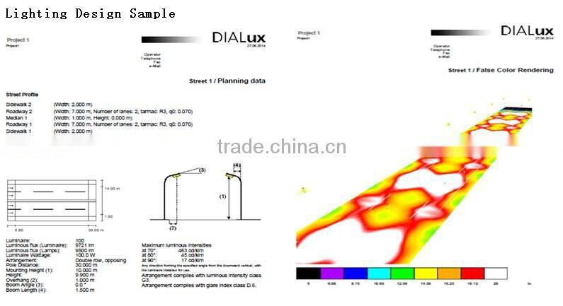 Long Span Waterproof IP66 LED Street Light