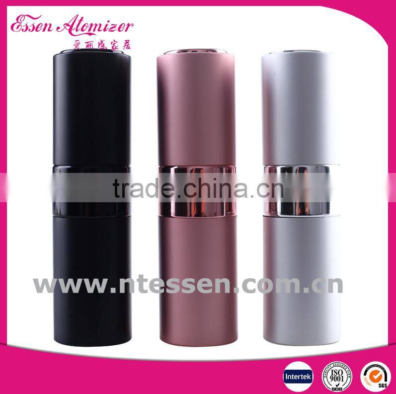 15ml Silver Aluminum Twist Up Perfume Sprayer Pump Bottle