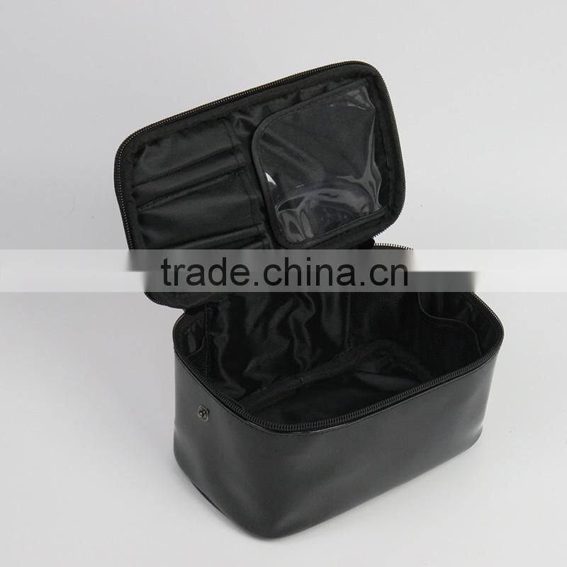Two Zipper Custom Eco-friendly Beauty Travel bag cosmetic makeup bag
