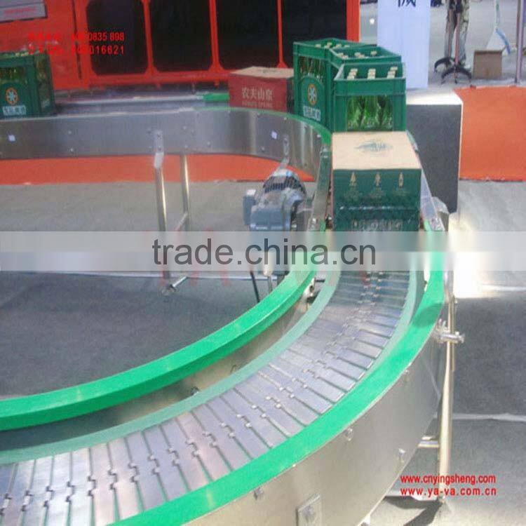 Hygienic automate bottles chain conveyor system with Stainless steel chain