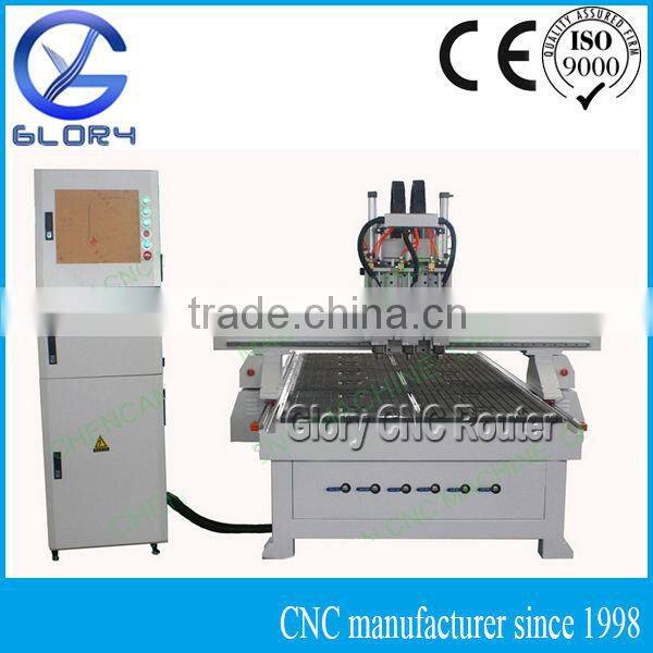 China Jinan High Efficiency CNC Router with Three Heads