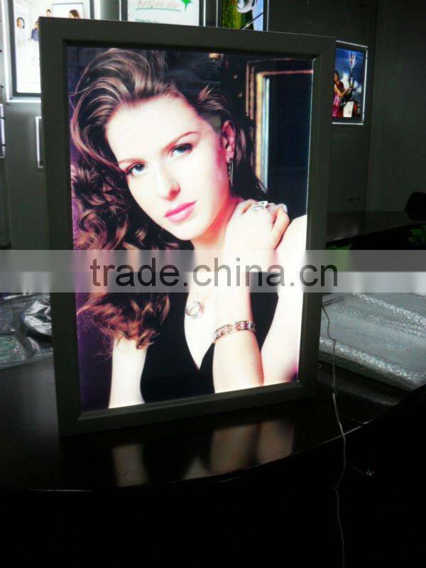 super slim advertising mirror boards in h