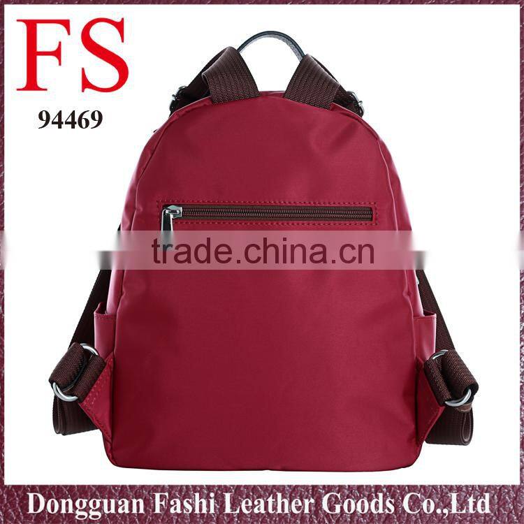 2016 Factory exporter wholesale women nylon backpack ladies
