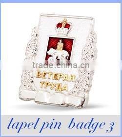 souvenir back stamp logo soft enamel lapel pin badge with epoxy