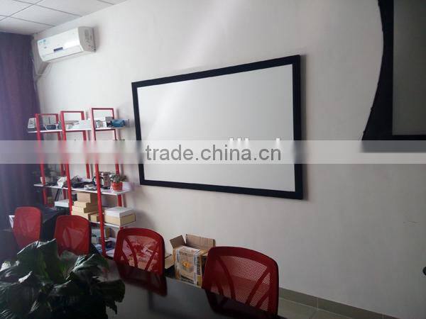 Home Use Velvet planted frame screen 200" fixed wall Frame projector screen
