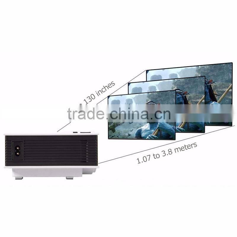 1080P 800lumen UC40 LED Mini Projector for Home Theater Movie Projector LCD lamp 34-130 Inch projection HD Projectors