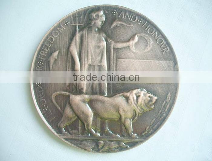 Gold challenge coins, antique coins