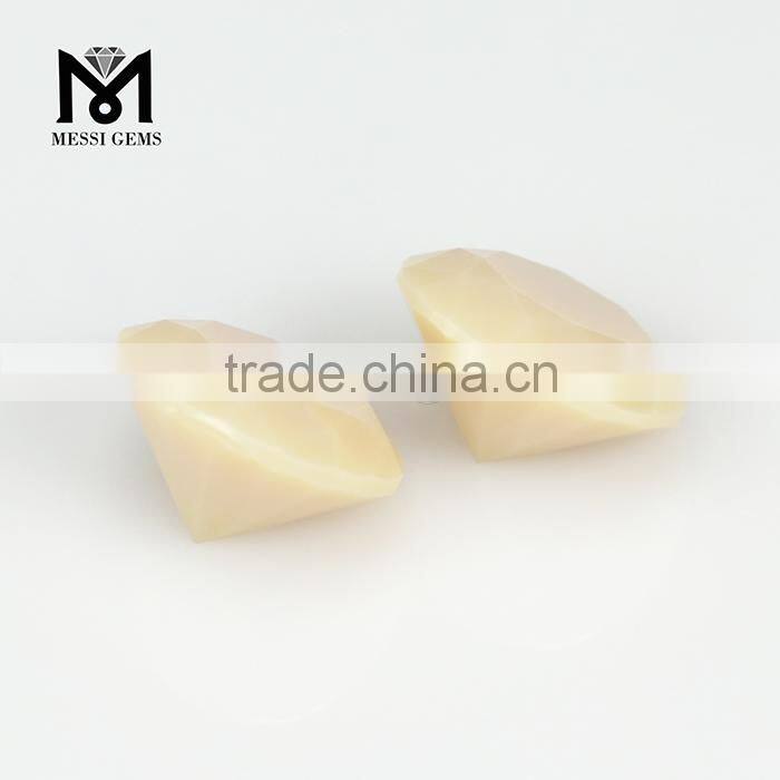 Fashion Jewelry Bead Round Diamond Cut Wholesale Nano Gemstone