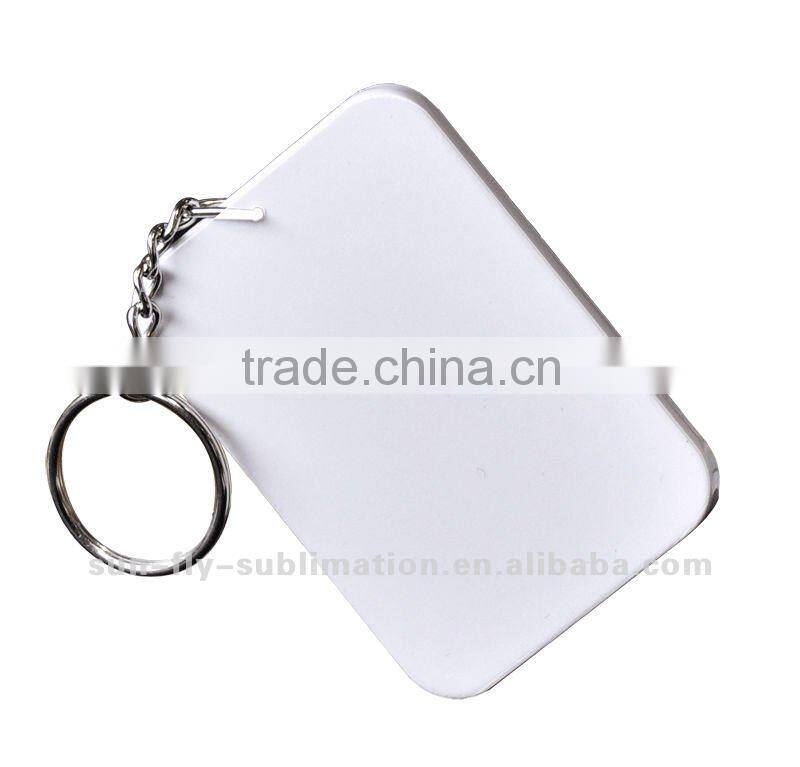 Sublimation Polymer Rectangle Keychain