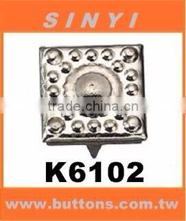 Decorative metal Stud rivets button for leather clothing bag
