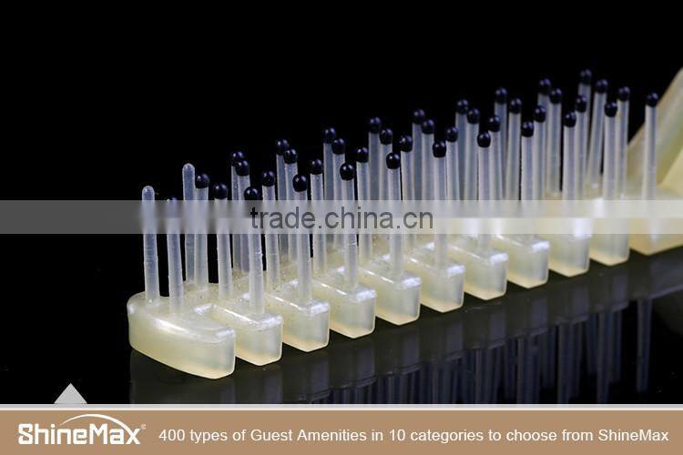 Plastic comb Travel hotel disposable foldable plastic comb Salon plastic tail comb Salon comb