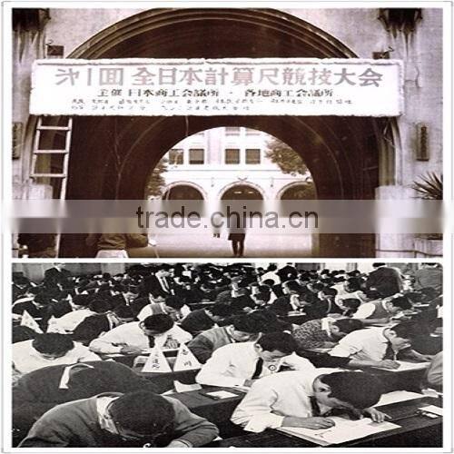 Reliable Japan-made slide rules used as electroplating instrument