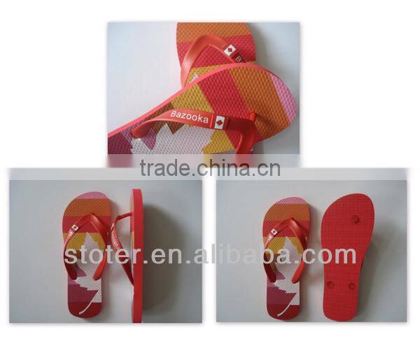 Hot sale fashion flip flops,new design colourful cheap fashion flip flops