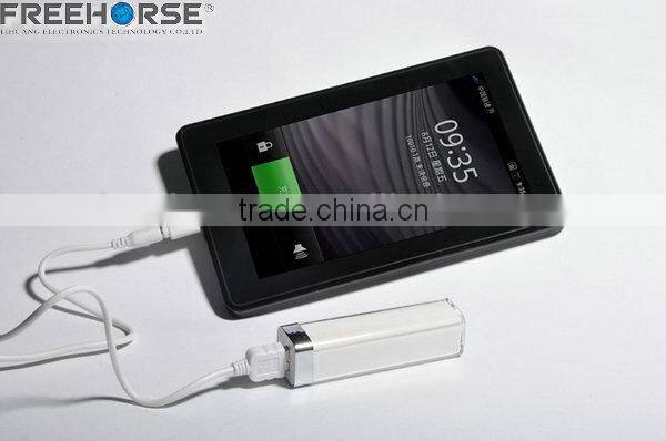 Top quality lipstick battery charger portable power bank for woman as promotion gift