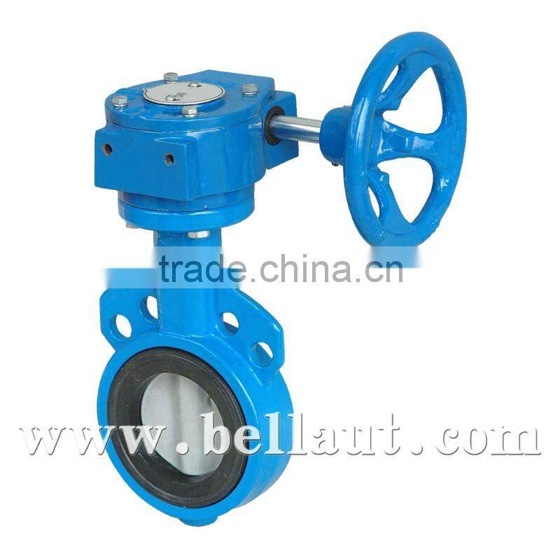 Wafer Butterfly Valve with worm gear