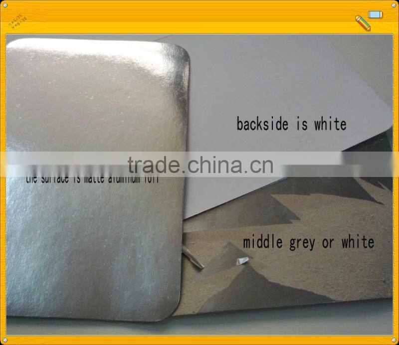 aluminum paper lid for meal foil cover