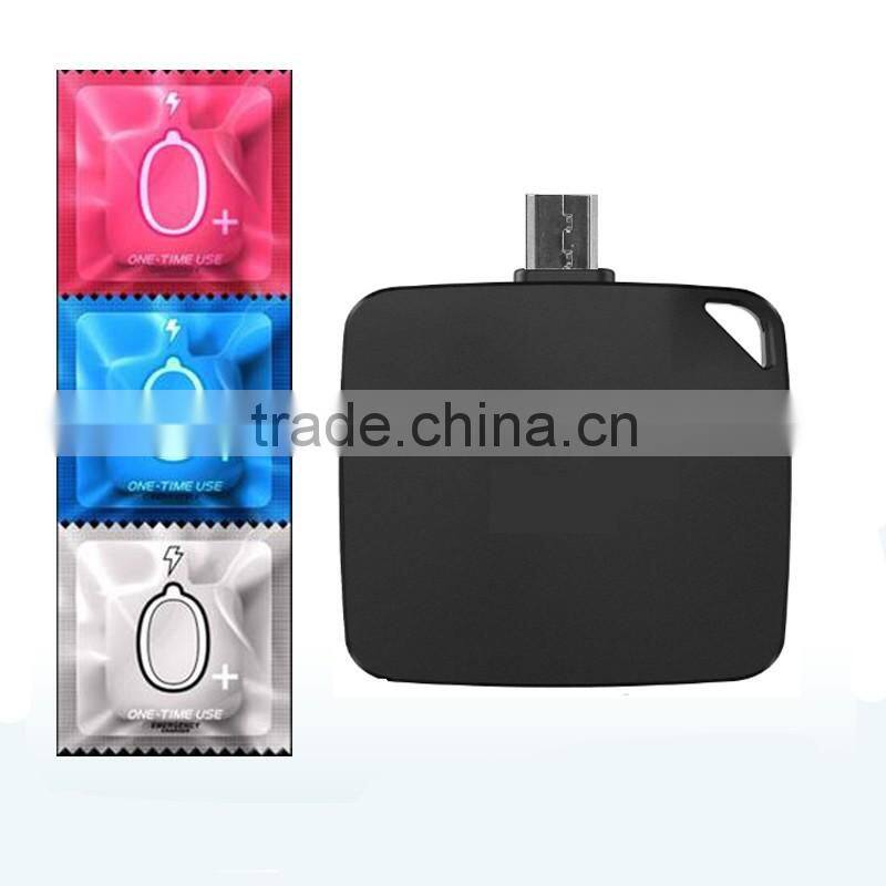 mini portable 1000mah disposable power bank promotion gift