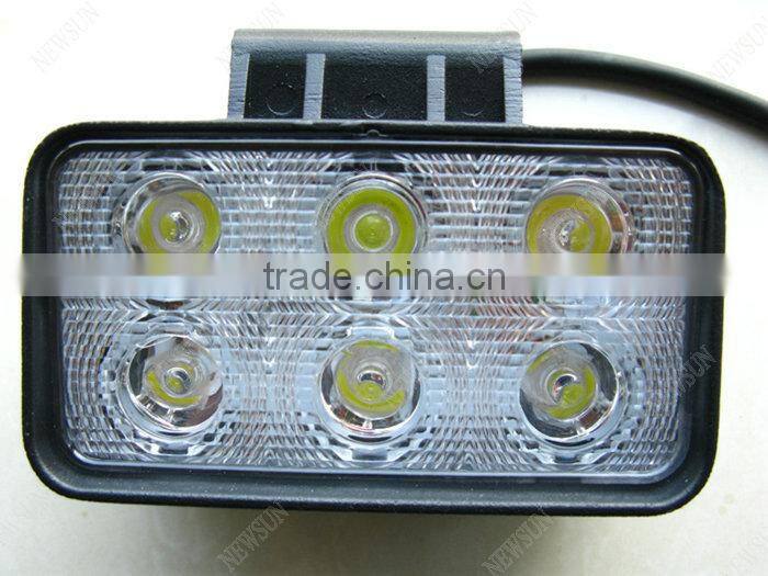 Spot/Flood Beam Car C ree Led Work Light Auto 18w Led Offroad Driving Light Truck Tractor 4x4 For Jeep Led Work Lamp