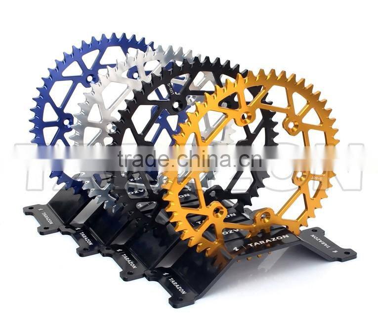 Motorcycle rear aluminum chain sprockets for RMZ250 dirt bike