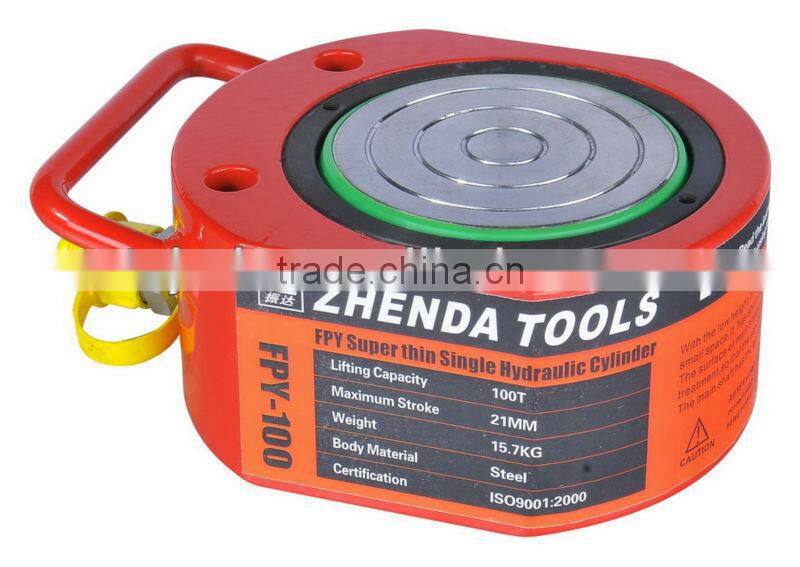 short telescopic single acting hydraulic lift jack ram cylinder