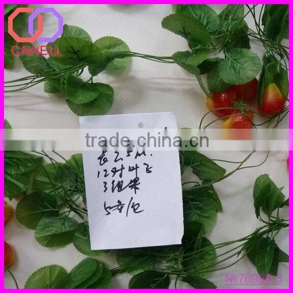 fake artificial strawberry vines
