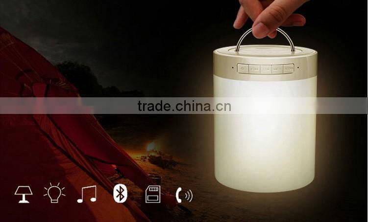 3D Stereo Sound Wireless Bluetooth Speaker, Music Table Lamp with Bluetooth Speaker