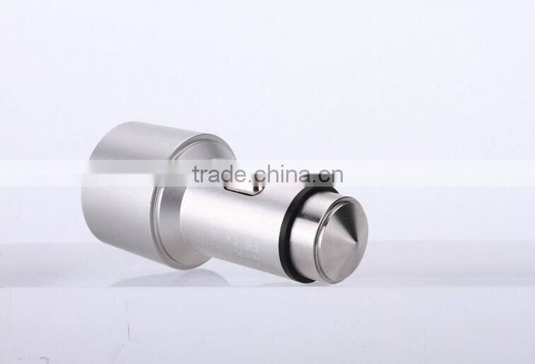 dual USB 3.1A stainless steel emergency hammer car charger