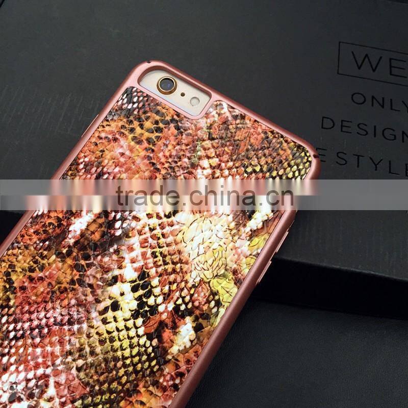 high end luxury Color pattern saffiano leather cell phone cover case for iphone