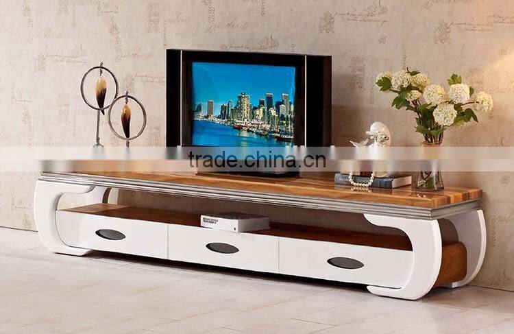 home goods modern marble top wood base coffee table with drawers