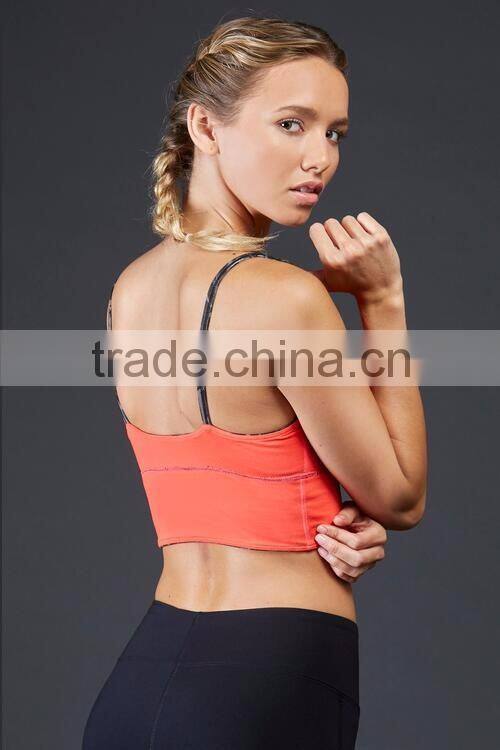 4 Needle 6 Thread Seamless Women Sports Bralette Jog Bra