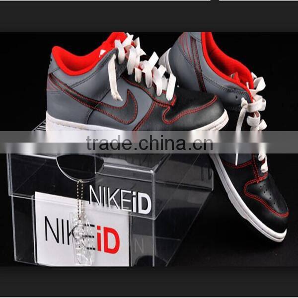Handmade custom transparent acrylic sneaker box for sale