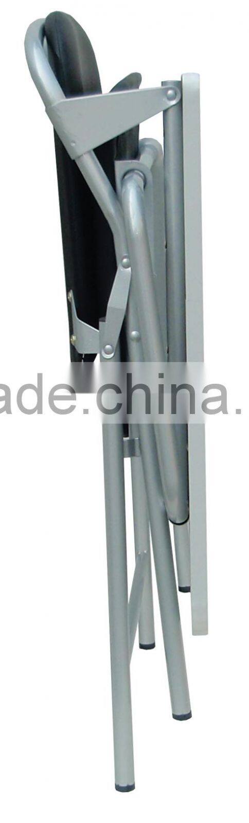 Space saving furniture living room foldable chair , training chair , metal chair