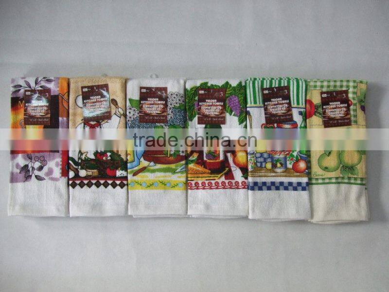 cotton printed kitchen towel/tea towel softextile puyang homemart wholesale made in China