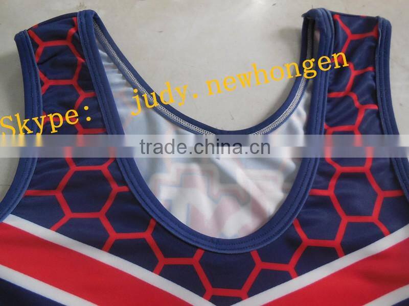 wholesale low cut custom wrestling singlet
