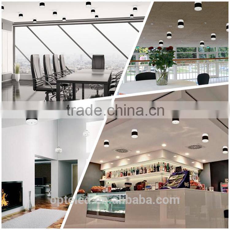 Round surface-mounted led down light fixtures