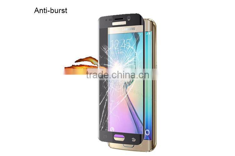 New premium phone 3d tempered glass screen protector for samsung S7 edge plus