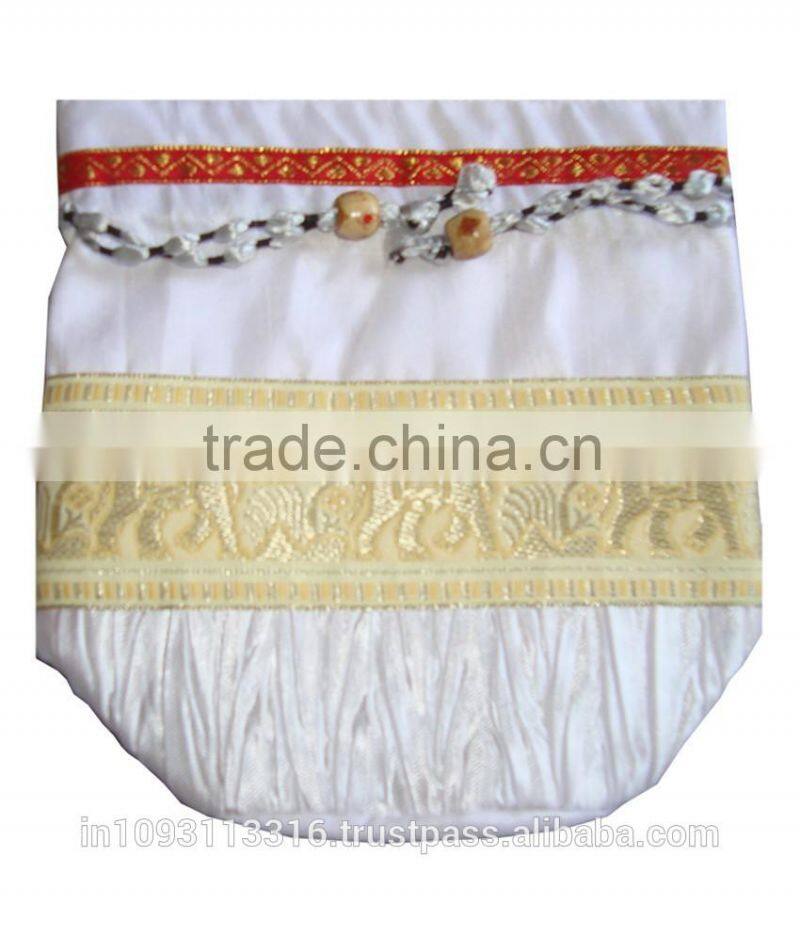 Latest indian cotton silk small bag potli bag