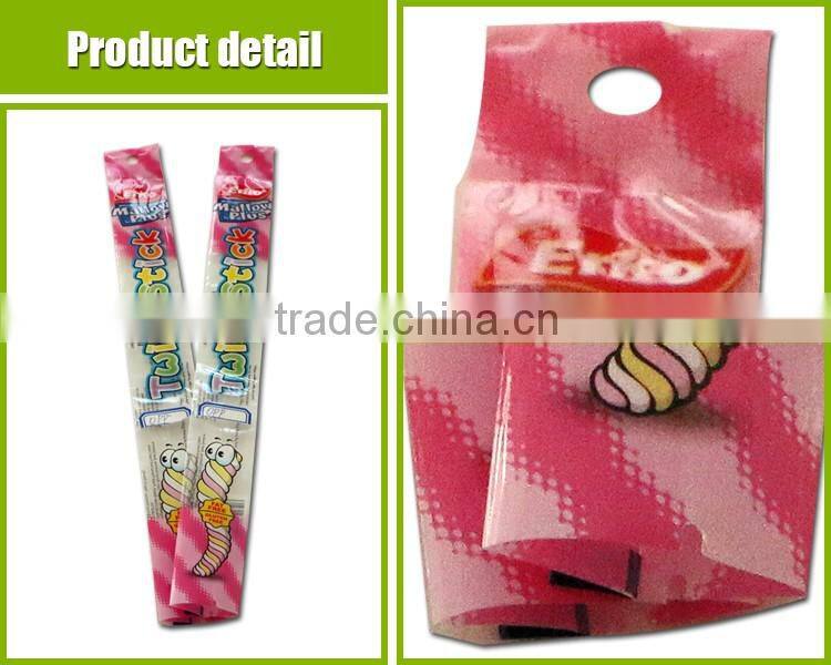 Plastic back seal packaging bag for potato chips/snacks
