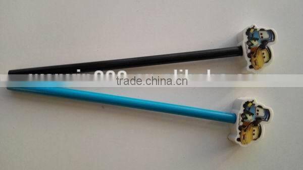 promotional custom HB pencil with car shaped eraser
